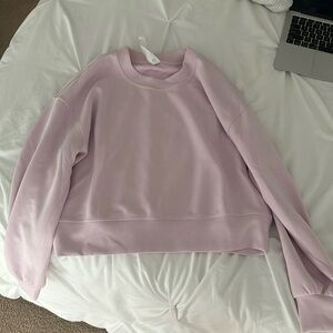 Lululemon size 2 softstreme “Perfectly Oversized Cropped Crew”